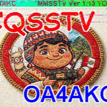 SSTV image received 2026-04-21 19:42