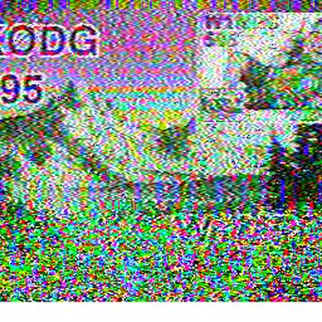 SSTV image received 2026-04-22 16:54