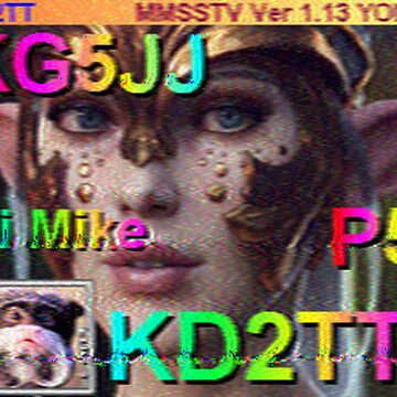 SSTV image received 2026-04-23 20:40
