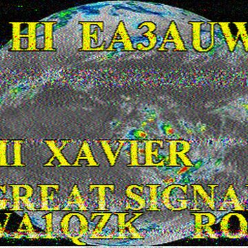 SSTV image received 2026-04-24 16:19