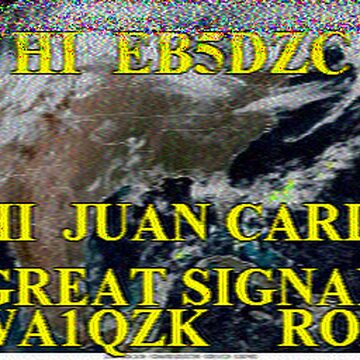 SSTV image received 2026-04-24 16:41