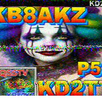 SSTV image received 2026-04-24 17:58