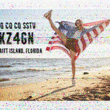 SSTV image received 2026-04-27 19:36