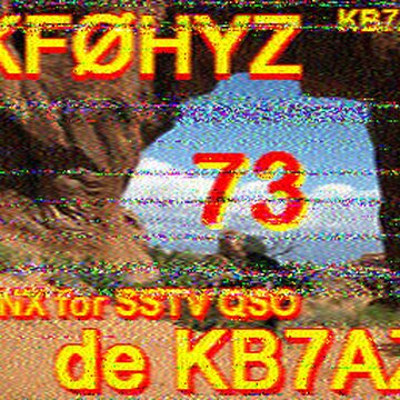 SSTV image received 2026-05-05 19:20