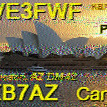 SSTV image received 2026-05-06 17:45