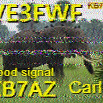 SSTV image received 2026-05-06 17:48