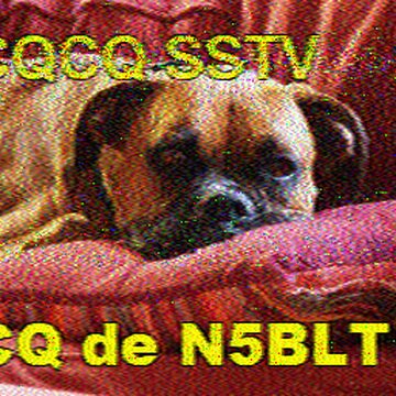 SSTV image received 2026-05-07 19:02