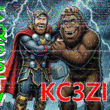 SSTV image received 2026-05-07 19:45