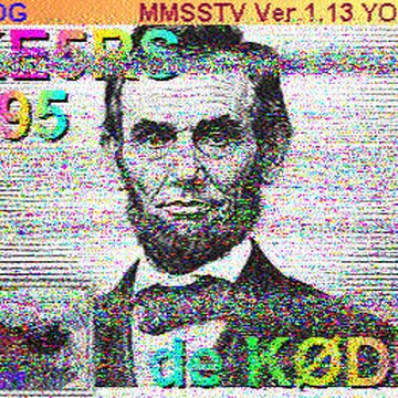 SSTV image received 2026-05-08 14:24