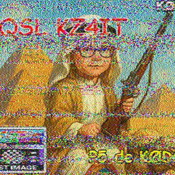 SSTV image received 2026-05-08 16:14