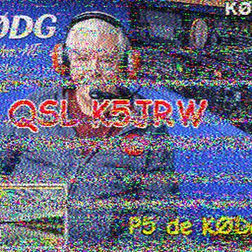 SSTV image received 2026-05-08 16:22
