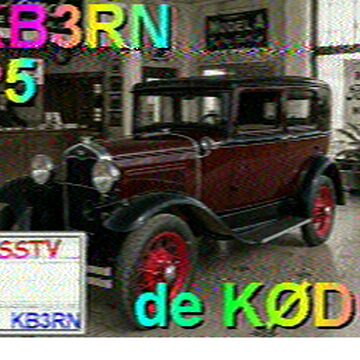 SSTV image received 2026-05-09 16:29
