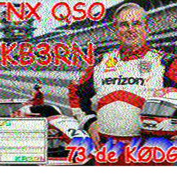 SSTV image received 2026-05-09 16:34