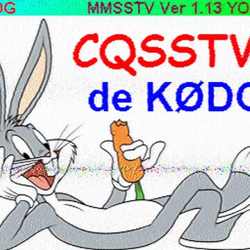 SSTV image received 2026-05-10 16:48