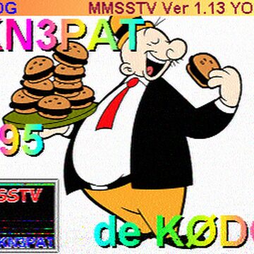 SSTV image received 2026-05-11 13:44