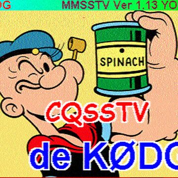 SSTV image received 2026-05-11 17:52