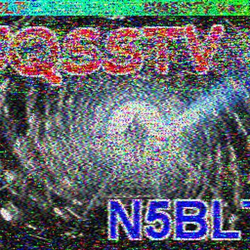 SSTV image received 2026-05-11 19:34