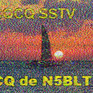 SSTV image received 2026-05-11 19:42