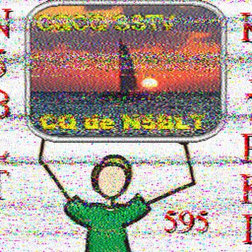 SSTV image received 2026-05-11 19:55