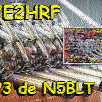 SSTV image received 2026-05-11 20:20