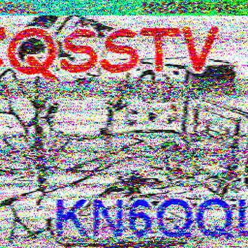 SSTV image received 2026-05-12 22:23