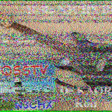 SSTV image received 2026-05-13 20:52