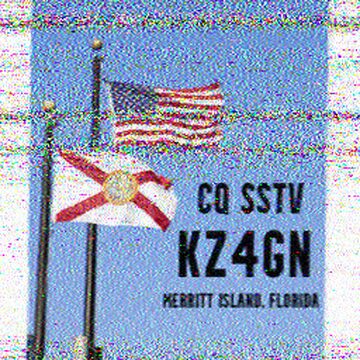 SSTV image received 2026-05-14 17:24