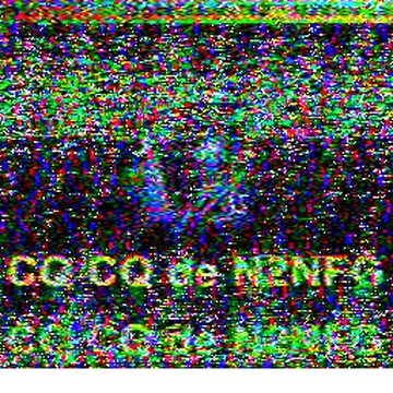 SSTV image received 2026-05-14 20:43
