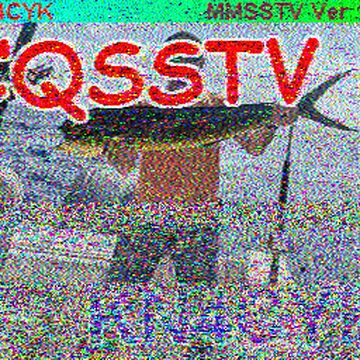 SSTV image received 2026-05-14 21:05
