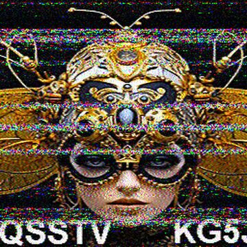 SSTV image received 2026-05-19 19:42