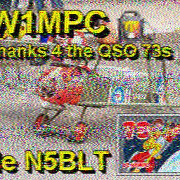 SSTV image received 2026-05-20 19:01