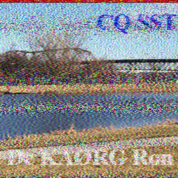 SSTV image received 2026-05-22 08:10