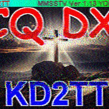 SSTV image received 2026-05-24 18:33