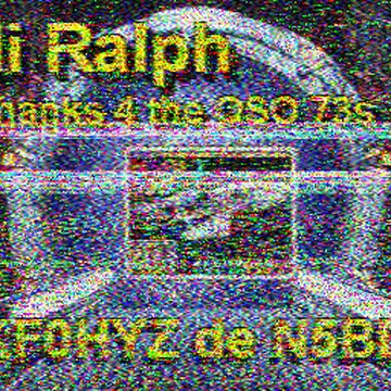 SSTV image received 2026-05-24 18:49