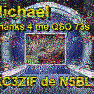 SSTV image received 2026-05-25 17:58