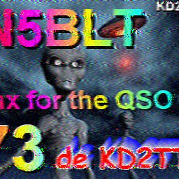 SSTV image received 2026-05-25 19:03