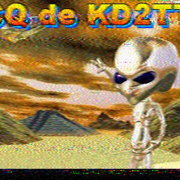 SSTV image received 2026-05-25 19:07