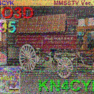 SSTV image received 2026-05-25 20:46