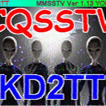 SSTV image received 2026-05-26 19:50