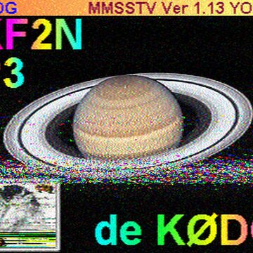 SSTV image received 2026-06-01 18:27