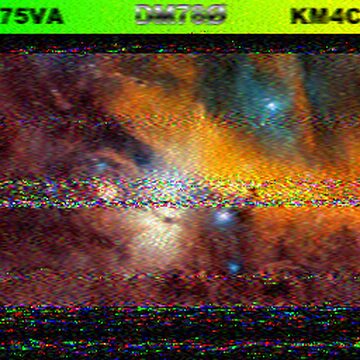 SSTV image received 2026-06-03 14:22