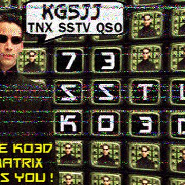 SSTV image received 2026-06-09 15:21