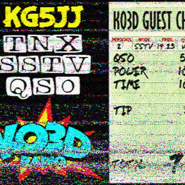 SSTV image received 2026-06-09 17:32