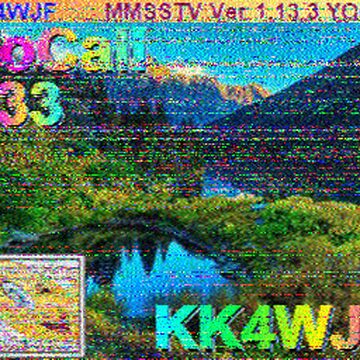 SSTV image received 2026-06-10 00:17