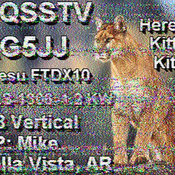 SSTV image received 2026-06-10 10:49