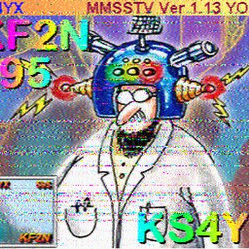 SSTV image received 2026-06-10 20:32
