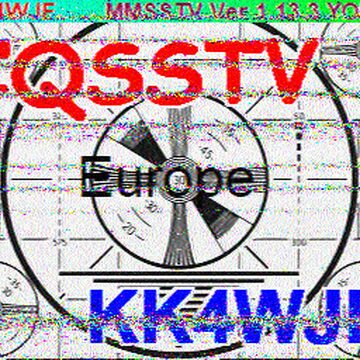 SSTV image received 2026-06-13 00:43