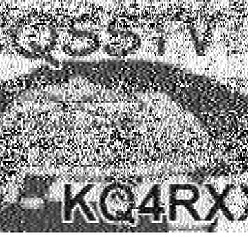SSTV image received 2026-06-13 01:05