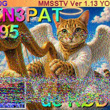 SSTV image received 2026-06-13 16:40