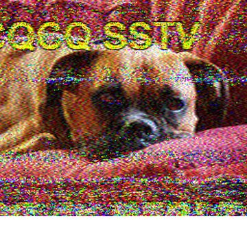 SSTV image received 2026-06-16 20:28